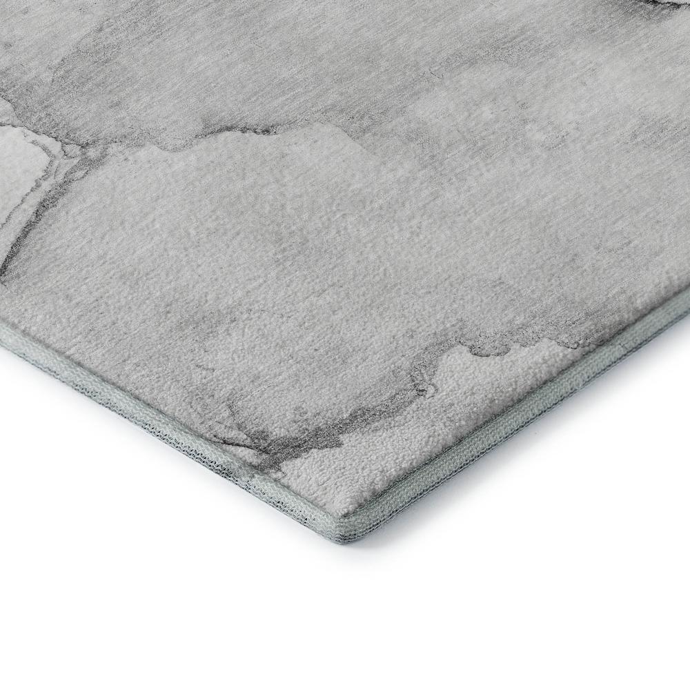 Luxury Washable Odyssey OY13 Gray 2'6" x 3'10" Rug