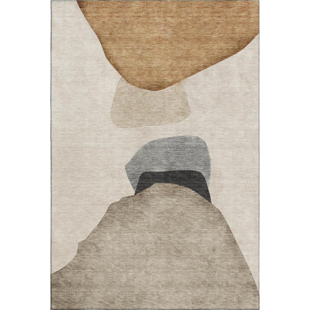 Luxury Washable Odyssey OY17 Taupe 5' x 7'6" Rug