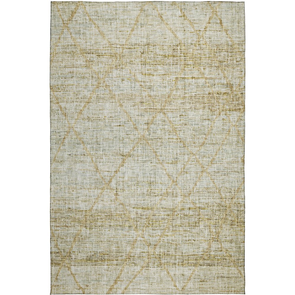 Luxury Washable Indoor/Outdoor Portico Wheat 8' x 10' Rug