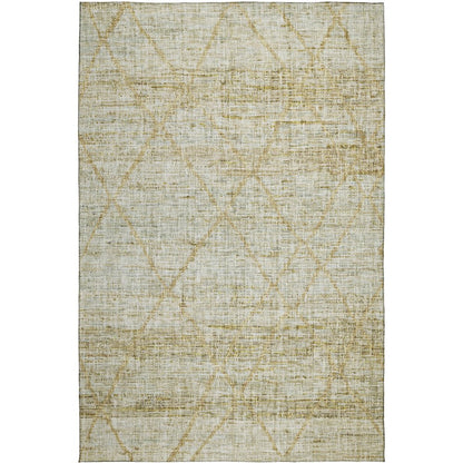 Luxury Washable Indoor/Outdoor Portico Wheat 8' x 10' Rug