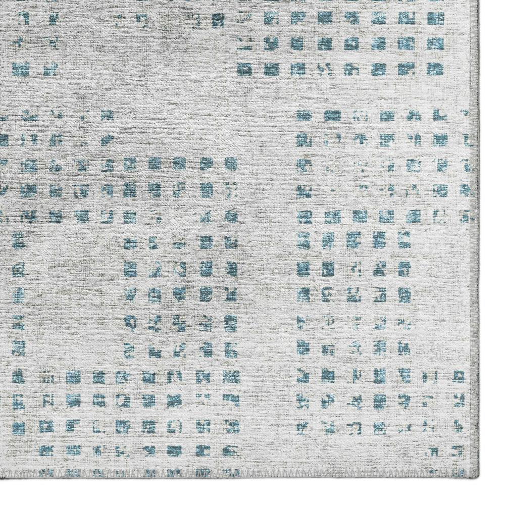 Eleanor Silver Contemporary Geometric 9' x 12' Area Rug Silver AER31
