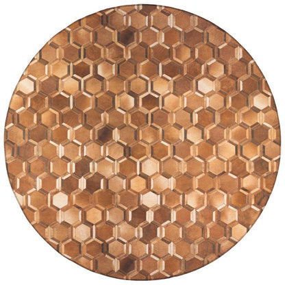 Indoor/Outdoor Durango SS1 Bison Washable 8' x 8' Round Rug