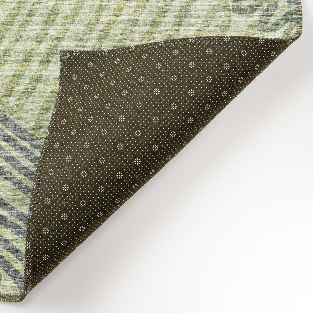 Indoor/Outdoor Sedona SN11 Moss Washable 2'3" x 7'6" Runner Rug