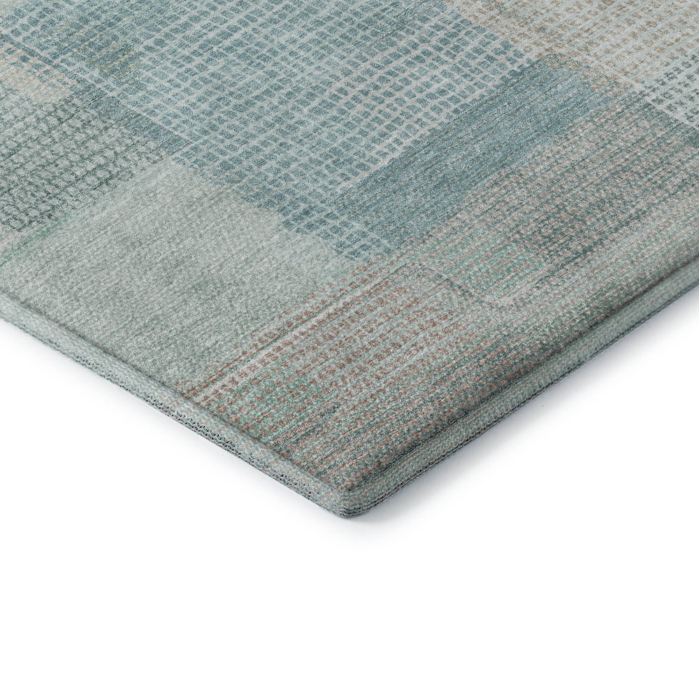 Luxury Washable Indoor/Outdoor Ravenna Teal 3' x 5' Rug