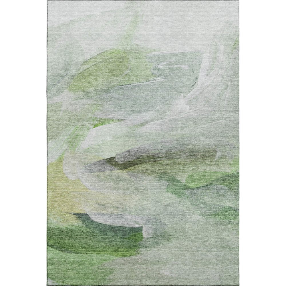 Luxury Washable Indoor/Outdoor Ravenna Aloe 8' x 10' Rug