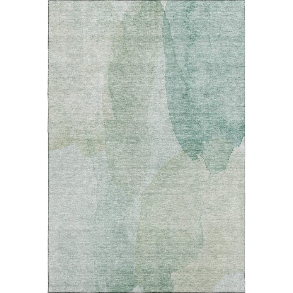 Luxury Washable Indoor/Outdoor Ravenna Aqua 8' x 10' Rug