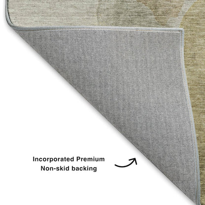 Luxury Washable Indoor/Outdoor Ravenna Wheat 3' x 5' Rug
