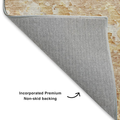 Luxury Washable Indoor/Outdoor Ravenna Salmon 3' x 5' Rug