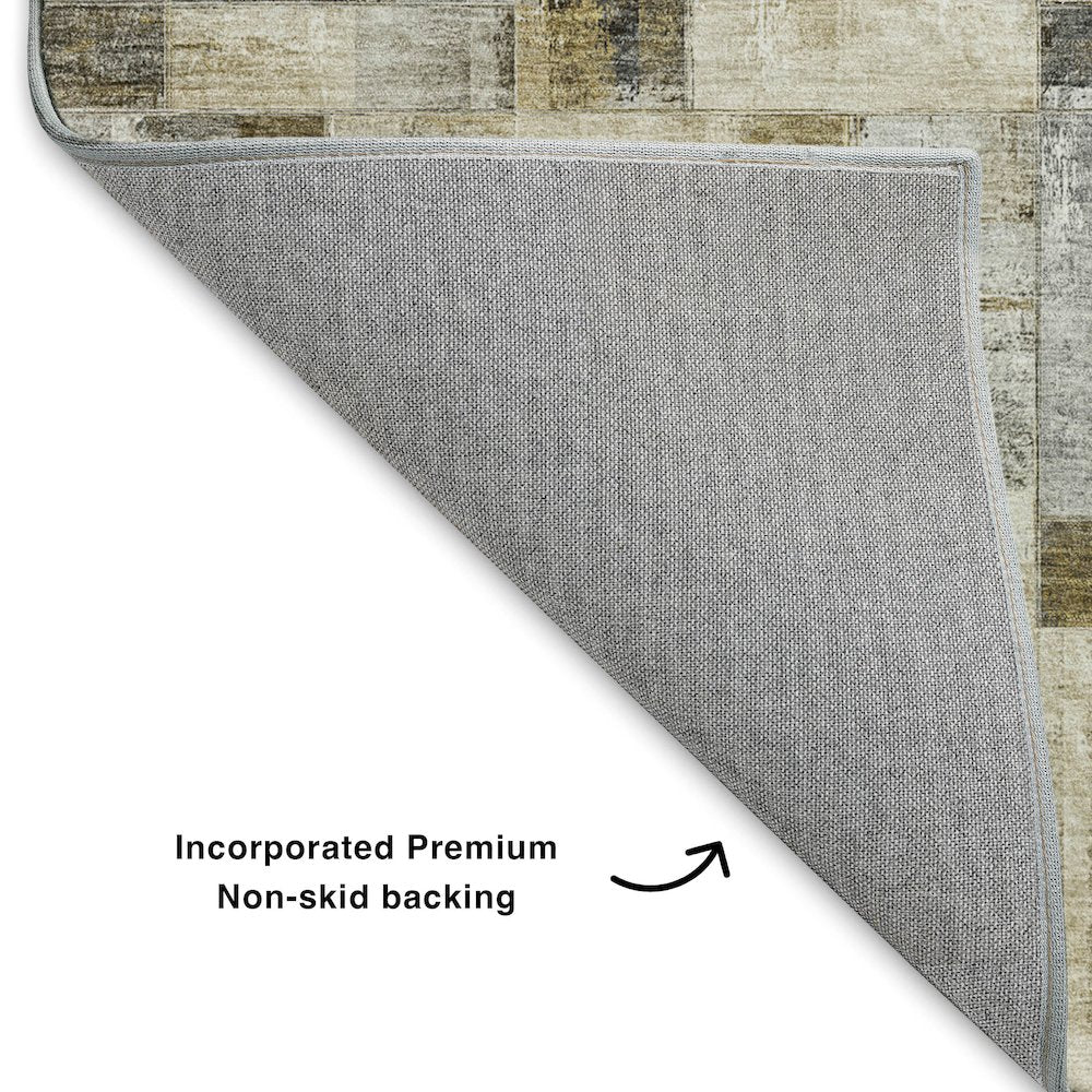 Luxury Washable Indoor/Outdoor Ravenna Granite 3' x 5' Rug
