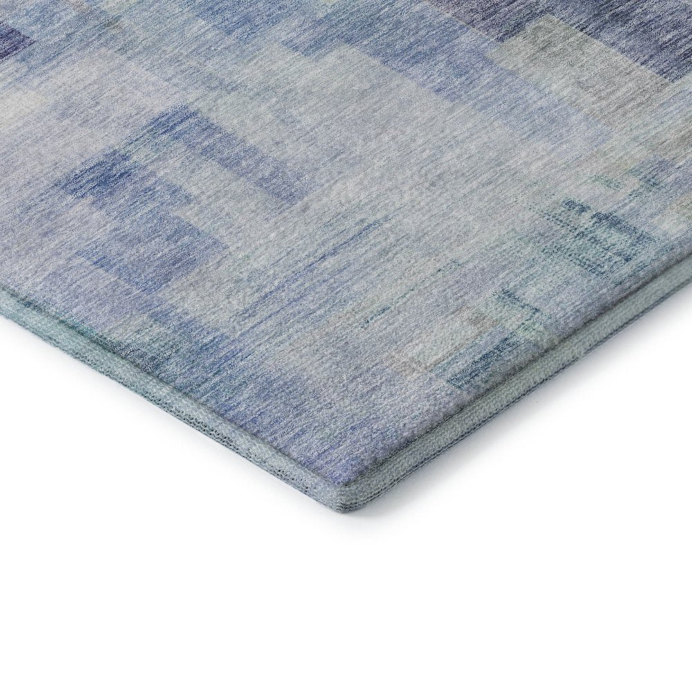 Luxury Washable Indoor/Outdoor Ravenna Blue 3' x 5' Rug