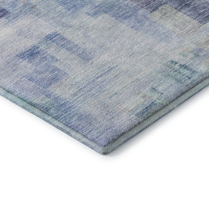 Luxury Washable Indoor/Outdoor Ravenna Blue 3' x 5' Rug