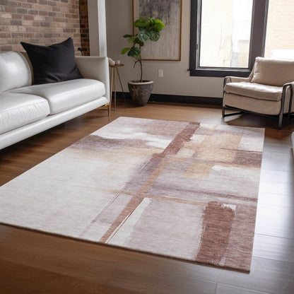 Luxury Washable Indoor/Outdoor Ravenna Blush 8' x 10' Rug