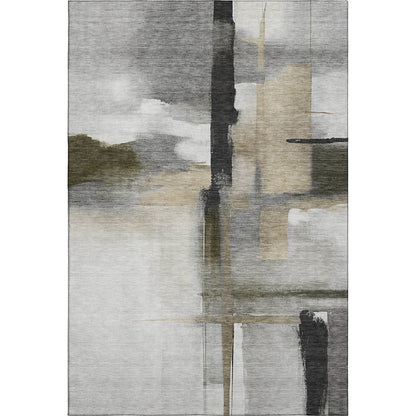Luxury Washable Indoor/Outdoor Ravenna Gray 8' x 10' Rug