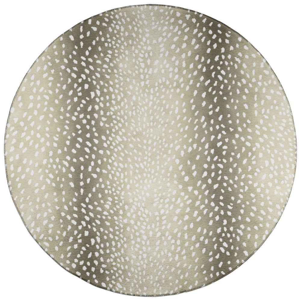 Indoor/Outdoor Mali ML3 Stone Washable 8' x 8' Round Rug
