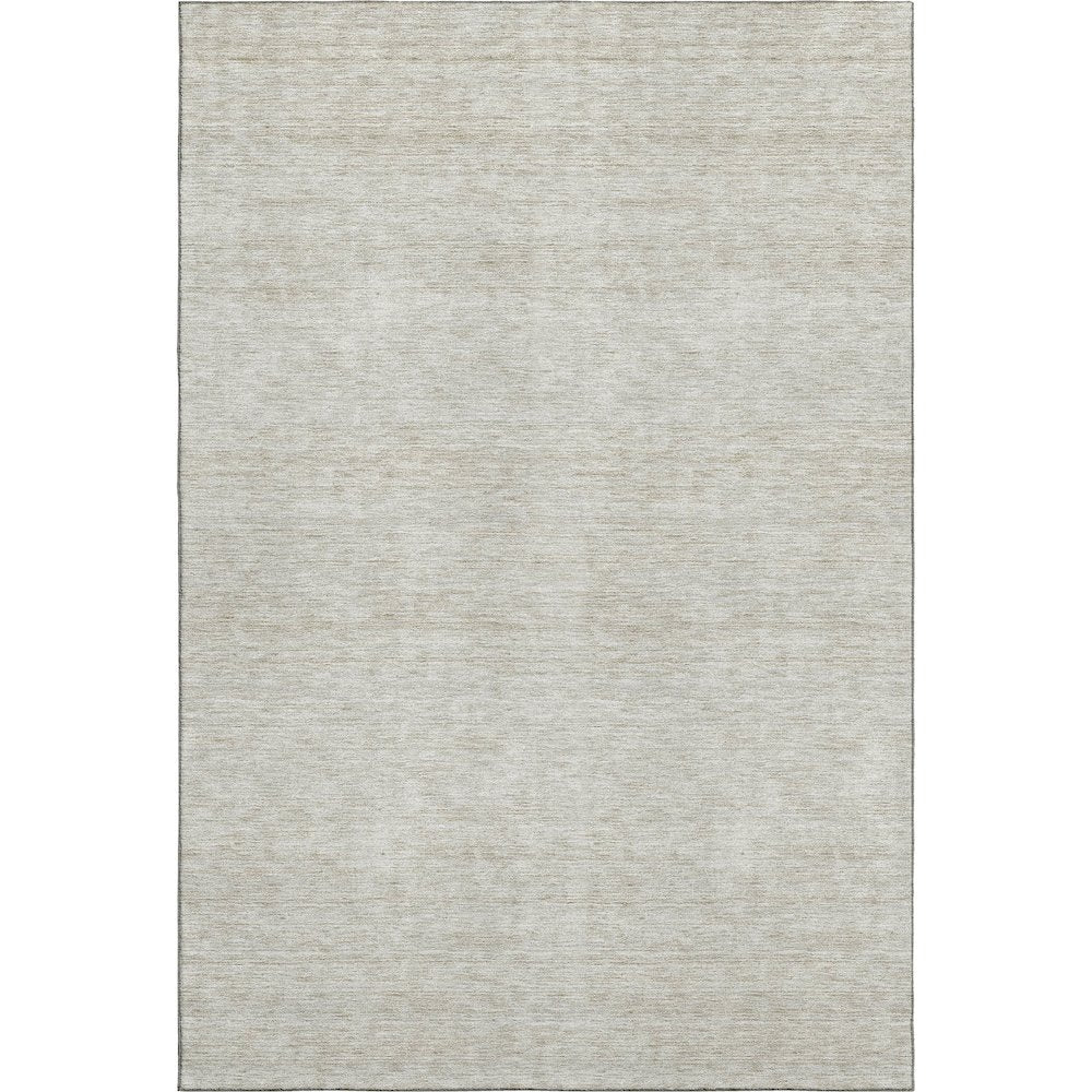 Luxury Washable Indoor/Outdoor Soft Essentials SE1 Ivory 8' x 10' Rug