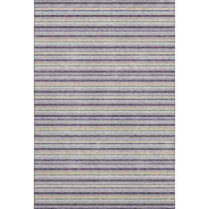 Luxury Washable Indoor/Outdoor Soft Essentials SE2 Purple 8' x 10' Rug