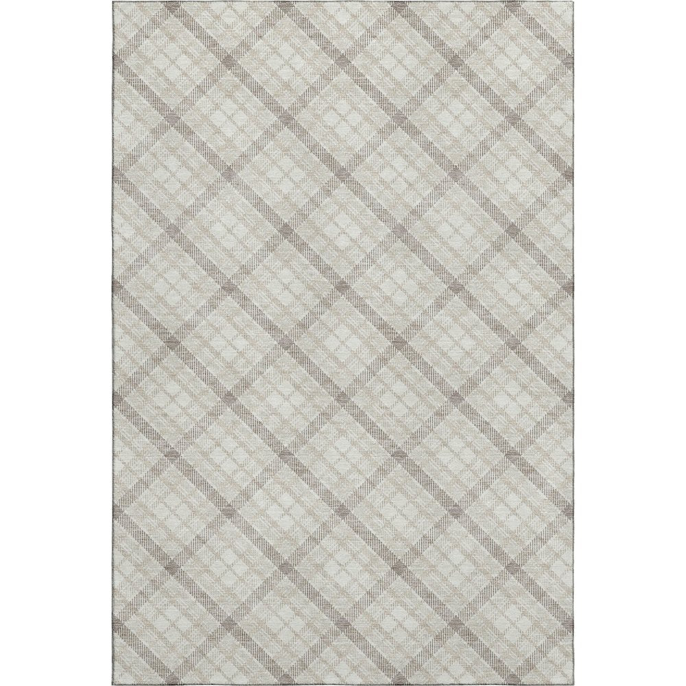 Luxury Washable Indoor/Outdoor Soft Essentials SE3 Ivory 8' x 10' Rug