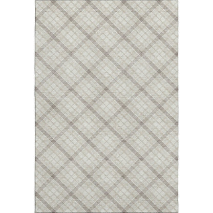 Luxury Washable Indoor/Outdoor Soft Essentials SE3 Ivory 8' x 10' Rug