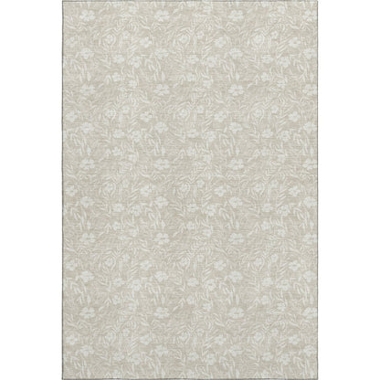 Luxury Washable Indoor/Outdoor Soft Essentials SE4 Brown 8' x 10' Rug