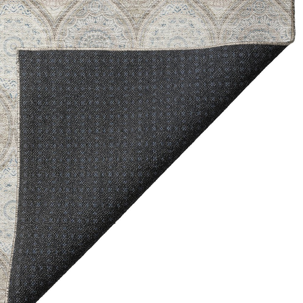 Luxury Washable Indoor/Outdoor Solace Taupe 3' x 5' Rug