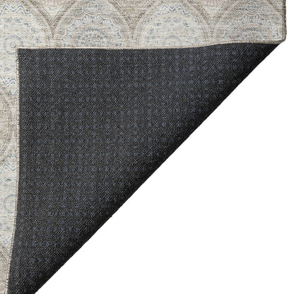 Luxury Washable Indoor/Outdoor Solace Taupe 3' x 5' Rug