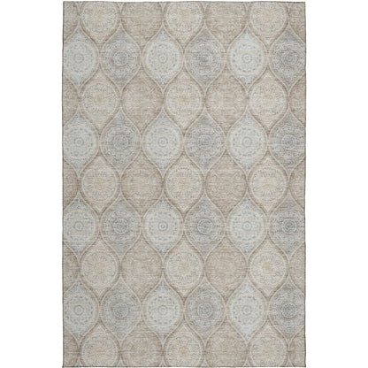Luxury Washable Indoor/Outdoor Solace Taupe 8' x 10' Rug