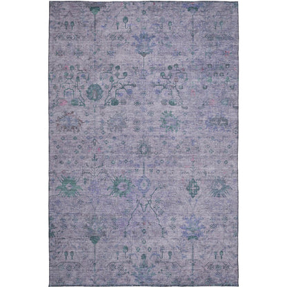 Luxury Washable Indoor/Outdoor Solace Lavender 8' x 10' Rug