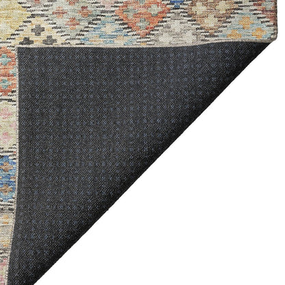 Luxury Washable Indoor/Outdoor Solace Paprika 3' x 5' Rug