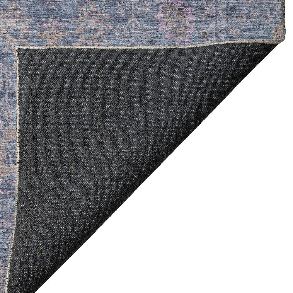 Luxury Washable Indoor/Outdoor Solace Denim 3' x 5' Rug