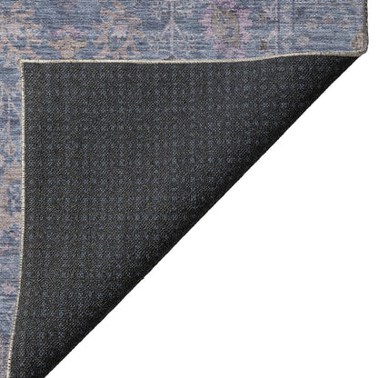 Luxury Washable Indoor/Outdoor Solace Denim 3' x 5' Rug