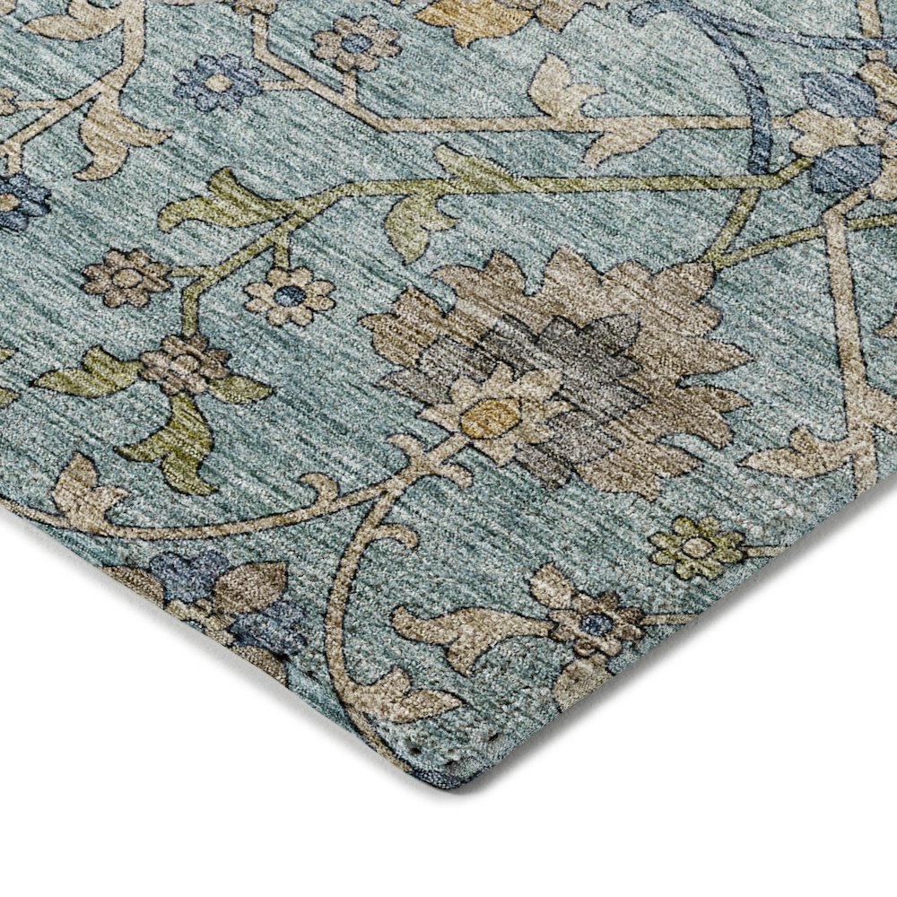 Indoor/Outdoor Silk Road Denim 3' x 5' Rug