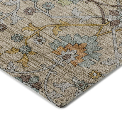 Indoor/Outdoor Silk Road Flax 3' x 5' Rug