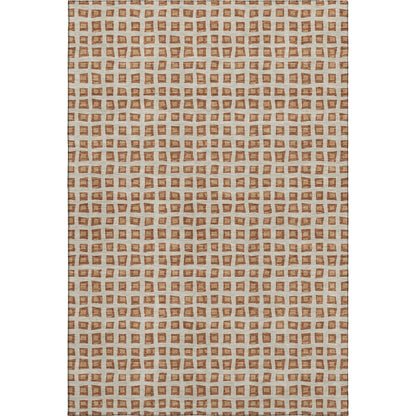 Luxury Washable Indoor/Outdoor The Reserve Copper 8' x 10' Rug