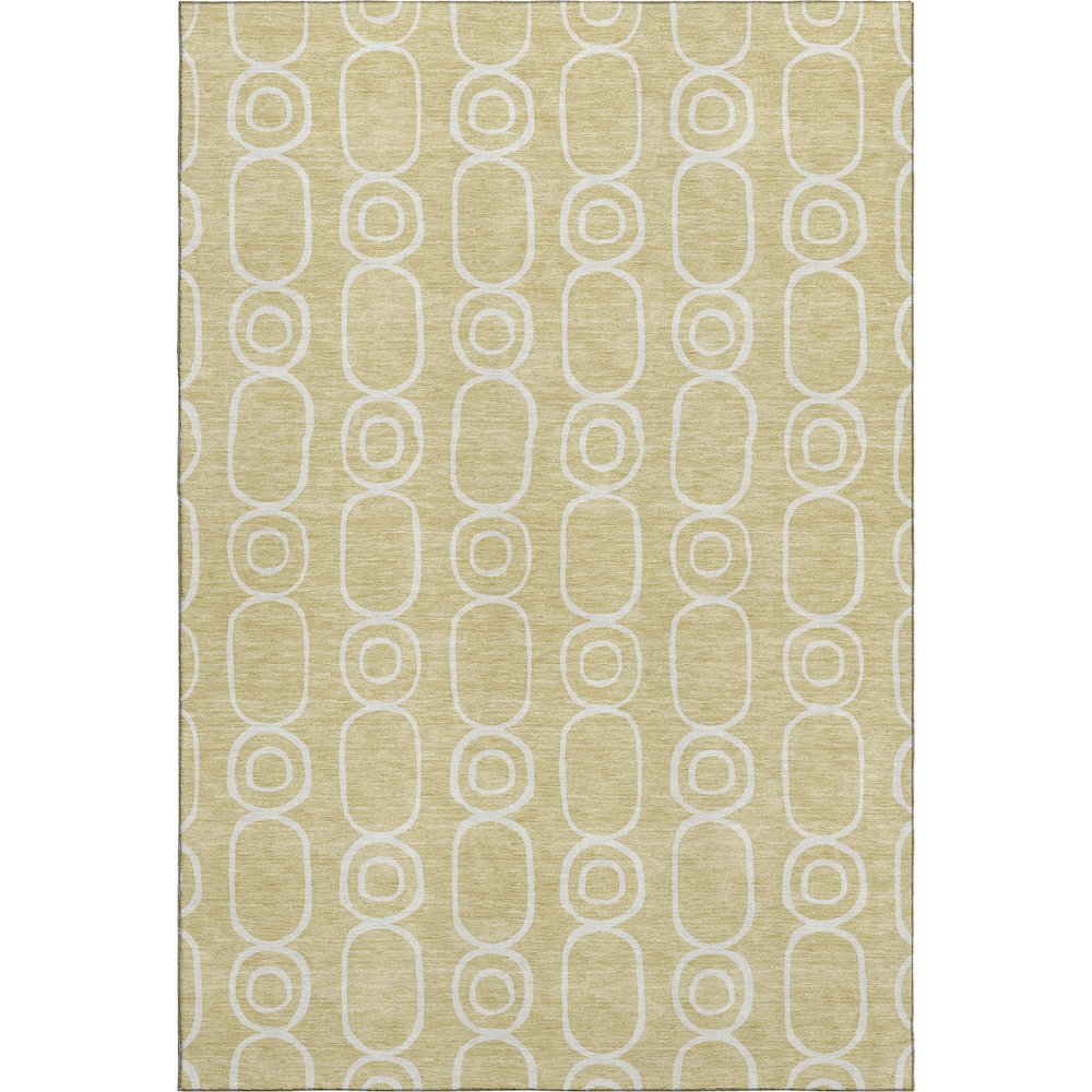Luxury Washable Indoor/Outdoor The Reserve Wheat 8' x 10' Rug