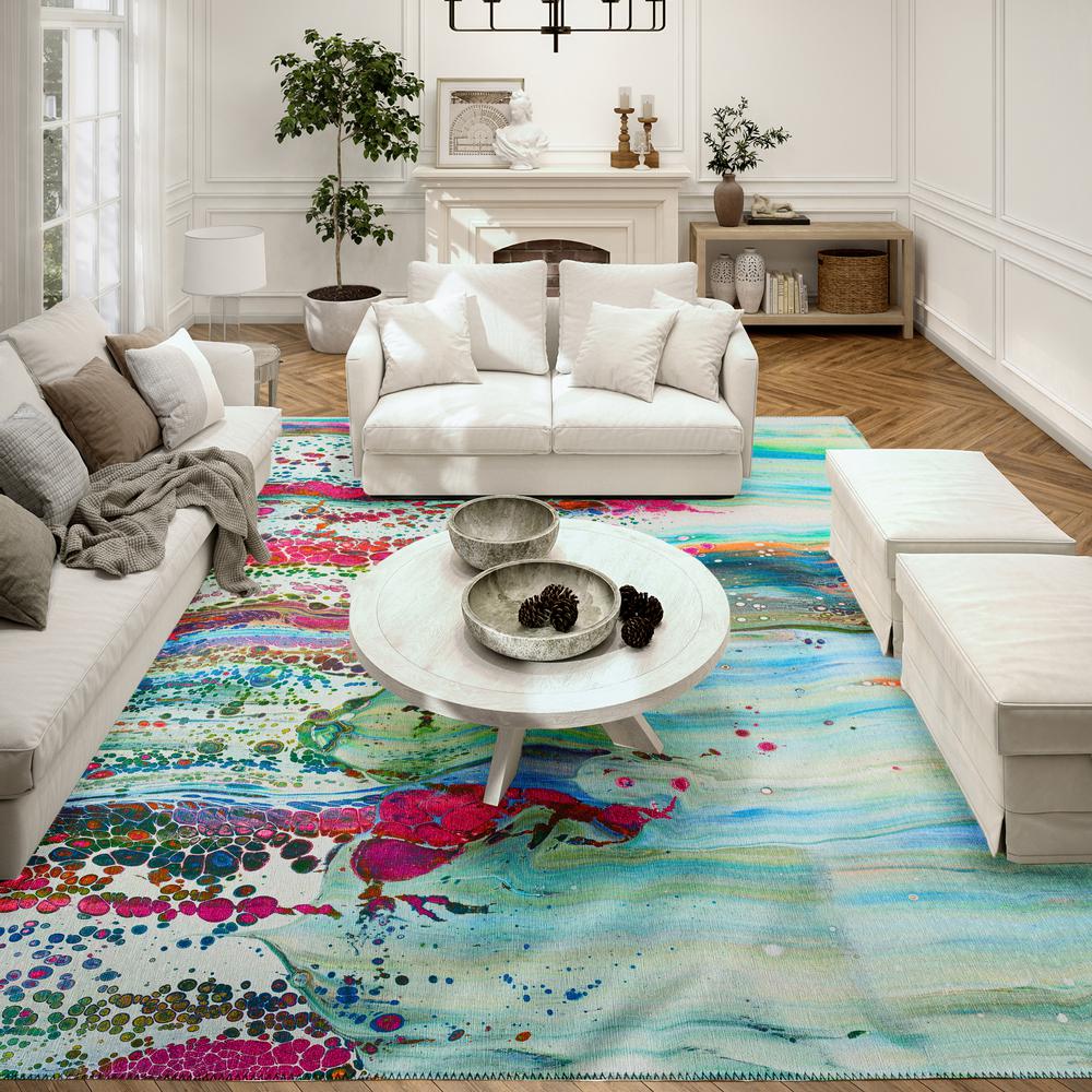 Karina Melody Modern Abstract 5' x 7'6" Area Rug Melody AKC32