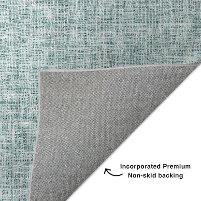 Luxury Washable Voyage VY1 Blue 3' x 5' Rug