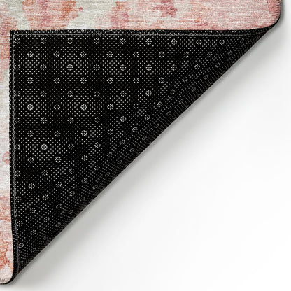 Indoor/Outdoor Accord AAC32 Pink Washable 3' x 5' Rug