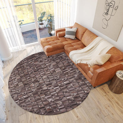 Indoor/Outdoor Durango SS4 Flannel Washable 8' x 8' Round Rug