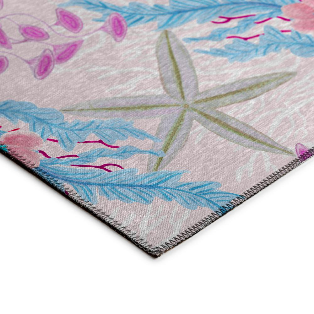 Indoor/Outdoor Seabreeze SZ1 Blush Washable 3' x 5' Rug