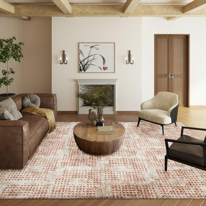 Eleanor Spice Contemporary Geometric 5' x 7'6" Area Rug Spice AER31