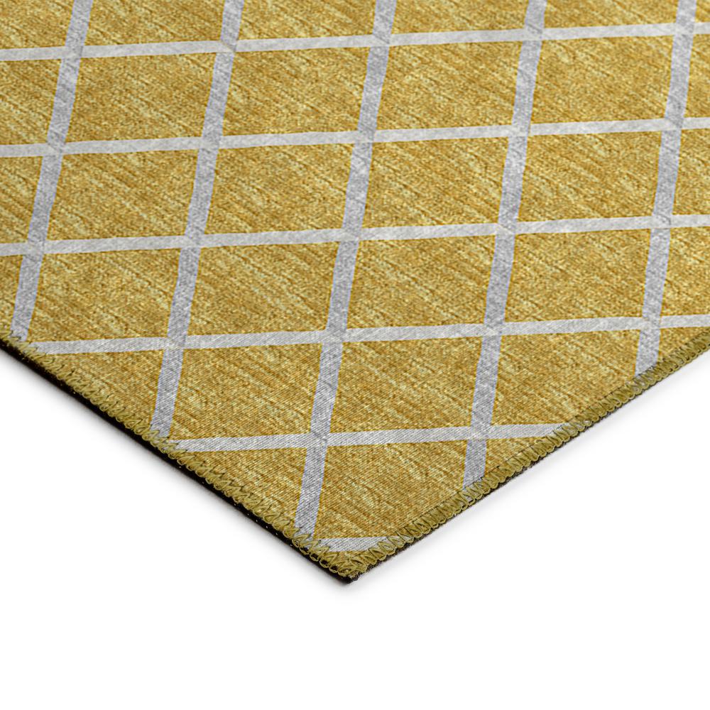 Indoor/Outdoor York YO1 Gold Washable 2'3" x 10' Rug