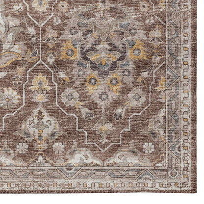 Indoor/Outdoor Marbella MB4 Mocha Washable 8' x 10' Rug