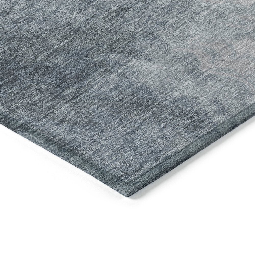 Machine Washable Indoor/Outdoor Chantille Gray 5' x 7'6" Rug