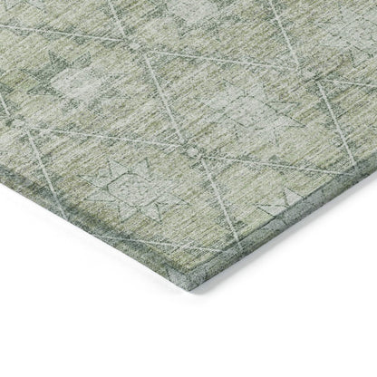 Machine Washable Indoor/Outdoor Chantille Aloe 5' x 7'6" Rug