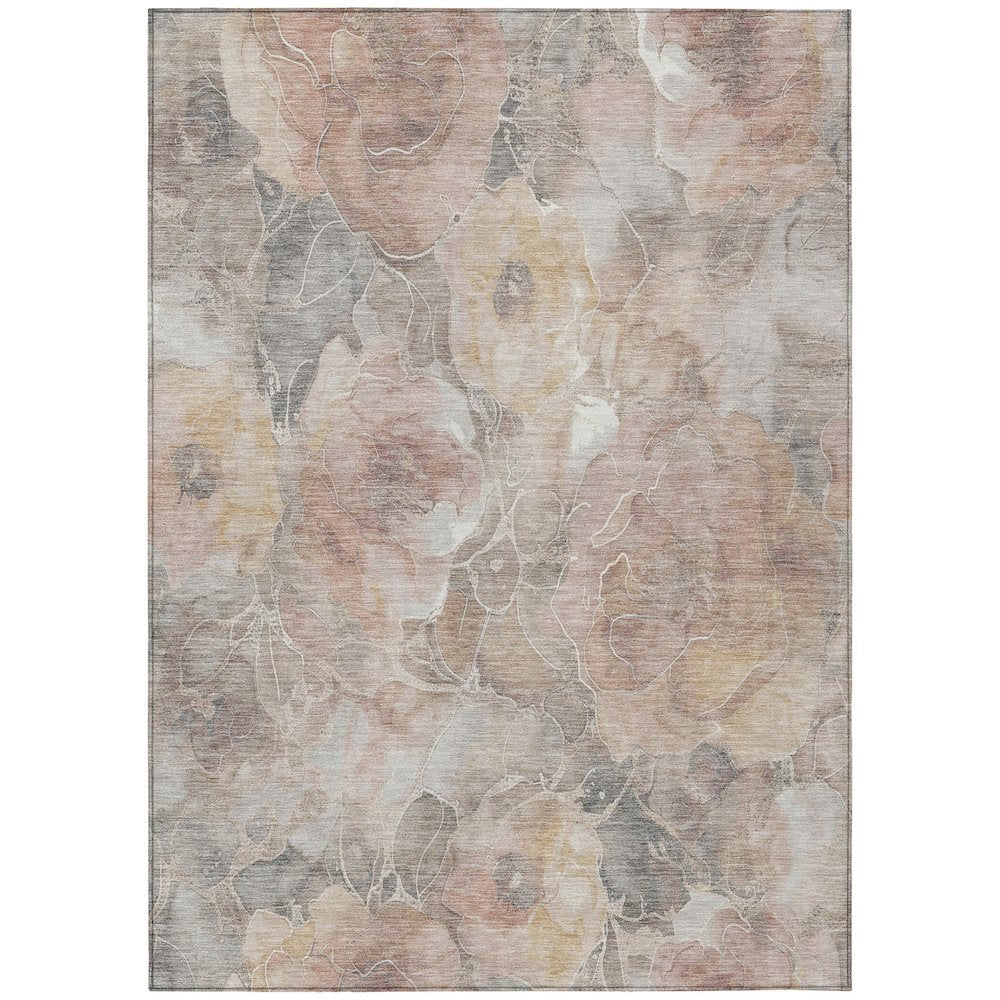 Machine Washable Indoor/Outdoor Chantille Taupe 9' x 12' Rug