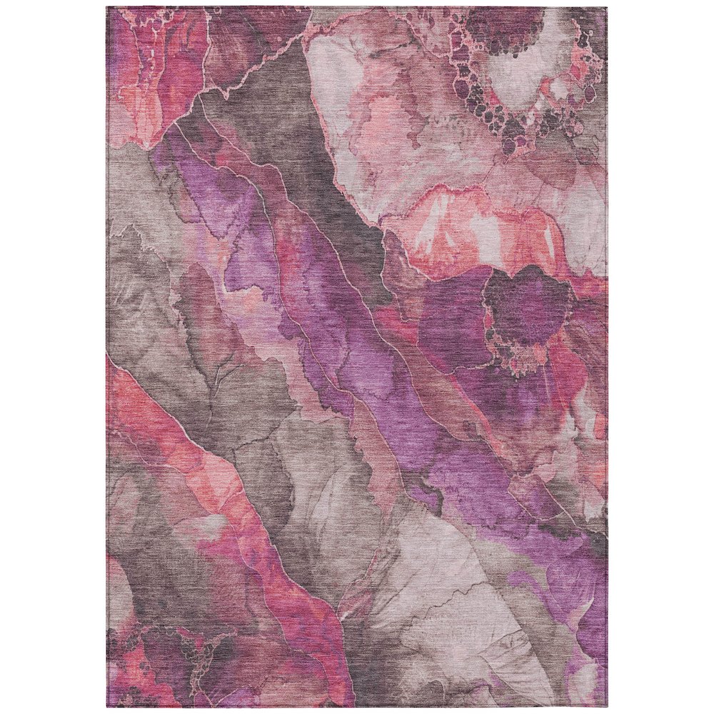 Machine Washable Indoor/Outdoor Chantille Blush 9' x 12' Rug