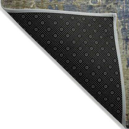 Machine Washable Indoor/Outdoor Chantille Khaki 5' x 7'6" Rug