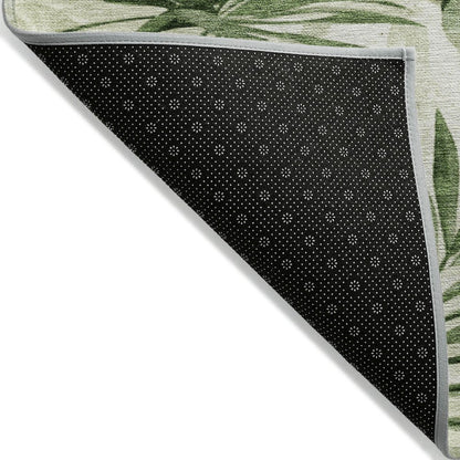 Machine Washable Indoor/Outdoor Chantille Aloe 5' x 7'6" Rug
