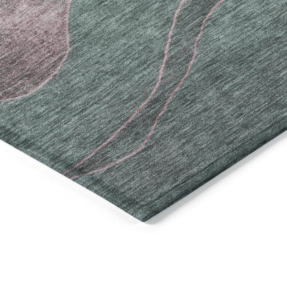 Machine Washable Indoor/Outdoor Chantille Sage 5' x 7'6" Rug