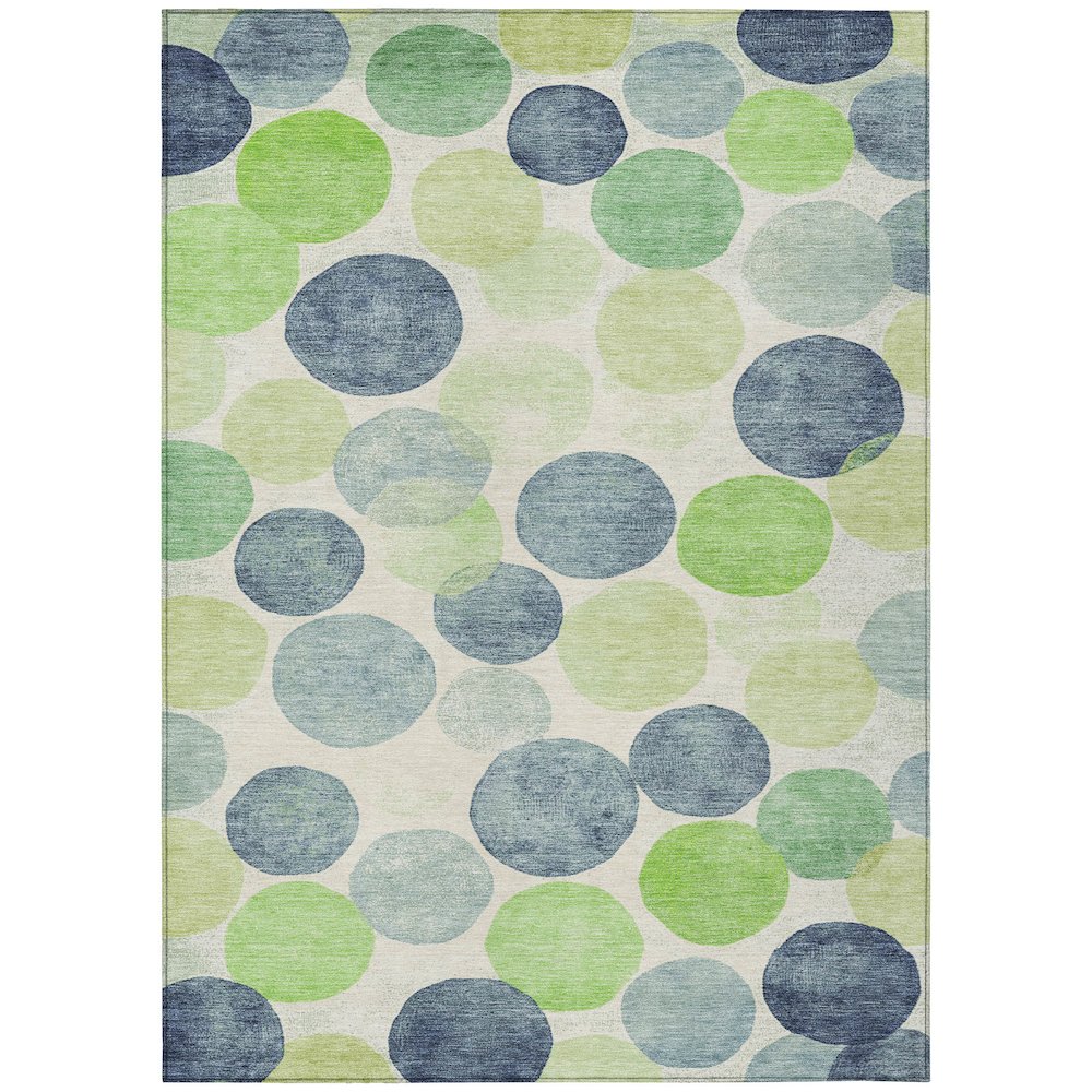 Machine Washable Indoor/Outdoor Chantille Navy 9' x 12' Rug